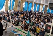 نطق مدیر قرارگاه جهادی انقلابیون در نماز جمعه